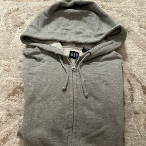 GAP Grey Zip Up Hoodie